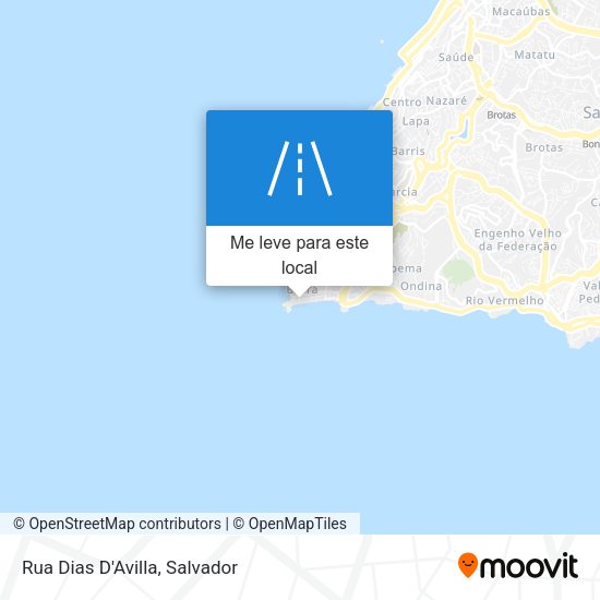 Rua Dias D'Avilla mapa