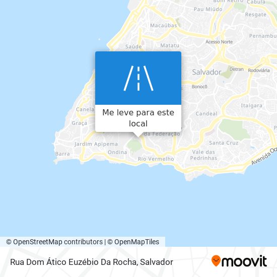 Rua Dom Ático Euzébio Da Rocha mapa