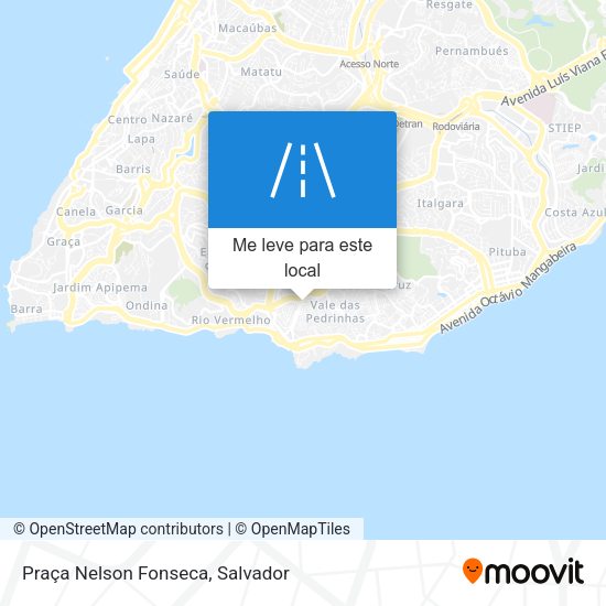 Praça Nelson Fonseca mapa