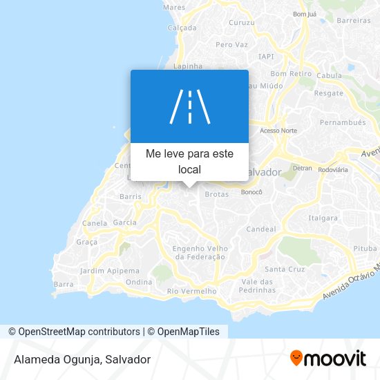 Alameda Ogunja mapa