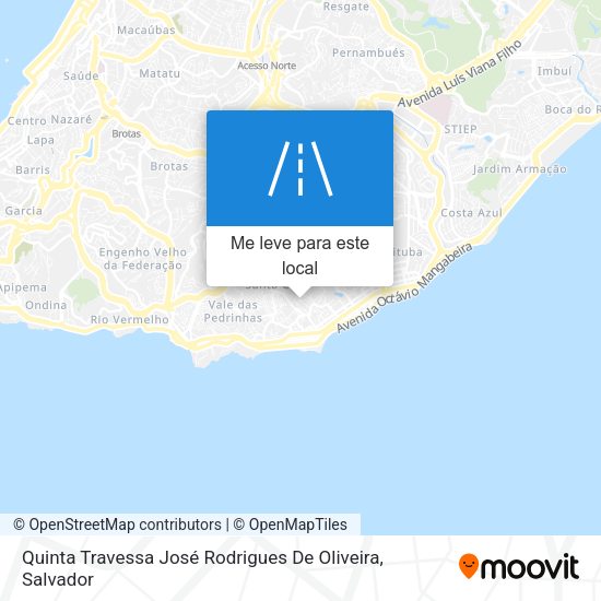 Quinta Travessa José Rodrigues De Oliveira mapa