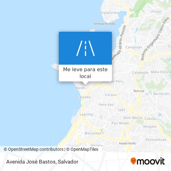 Avenida José Bastos mapa