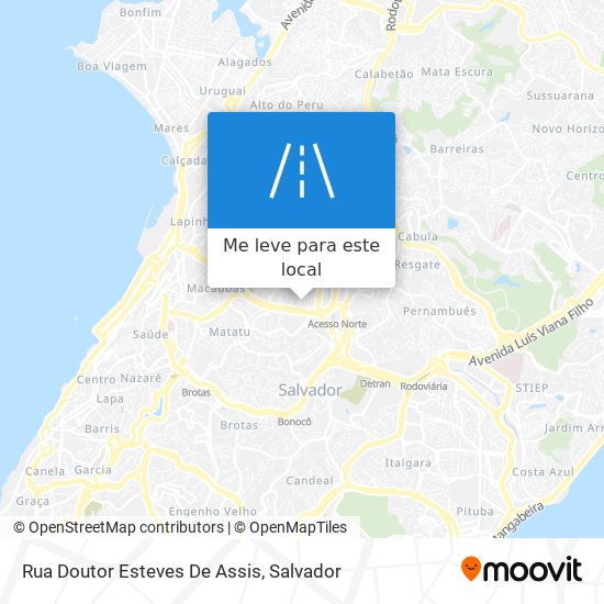 Rua Doutor Esteves De Assis mapa