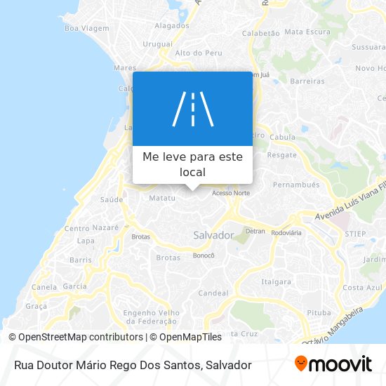 Rua Doutor Mário Rego Dos Santos mapa