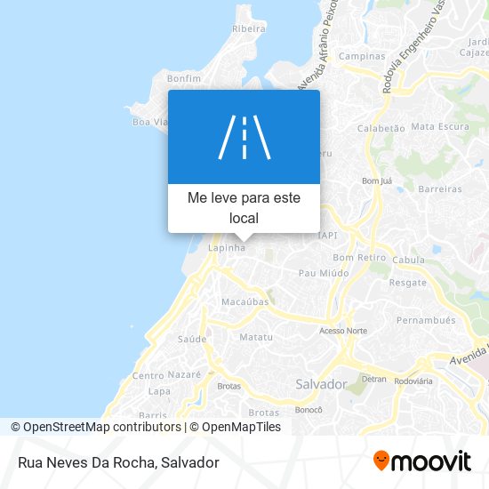 Rua Neves Da Rocha mapa