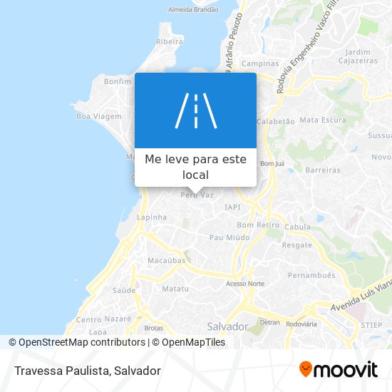 Travessa Paulista mapa