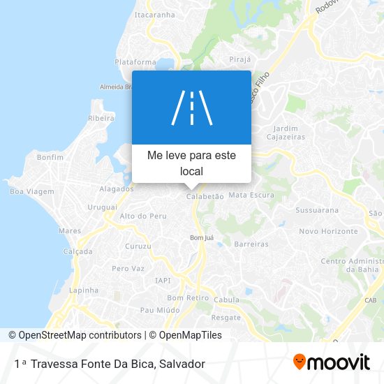 1ᵃ Travessa Fonte Da Bica mapa