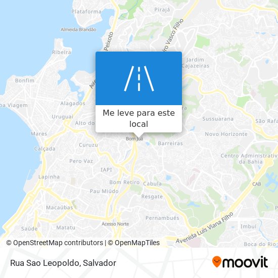 Rua Sao Leopoldo mapa