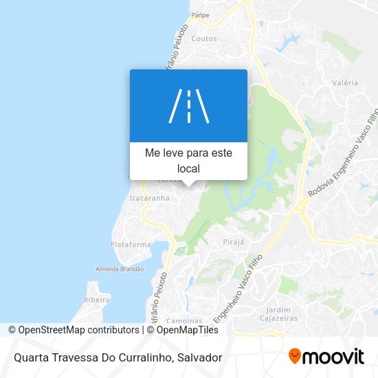 Quarta Travessa Do Curralinho mapa
