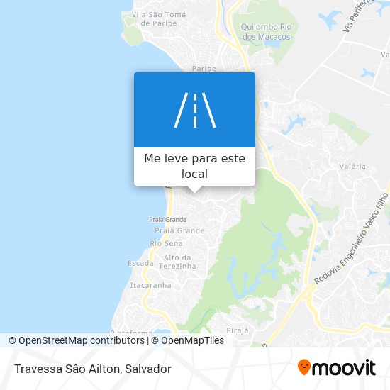 Travessa Sâo Ailton mapa