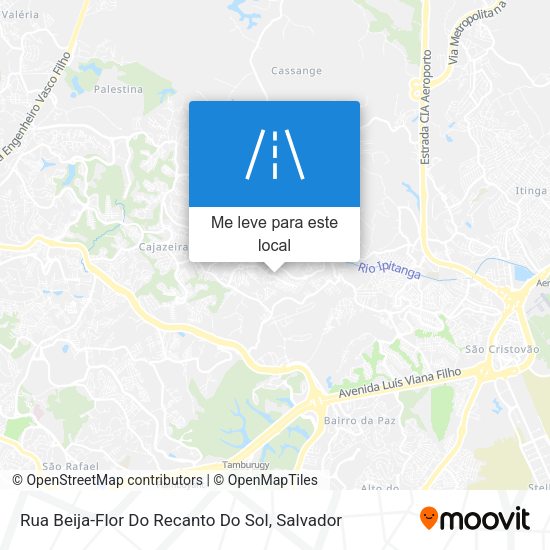 Rua Beija-Flor Do Recanto Do Sol mapa