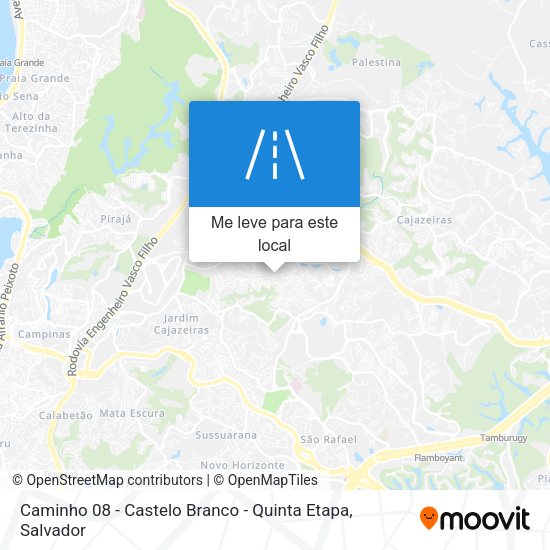 Caminho 08 - Castelo Branco - Quinta Etapa mapa