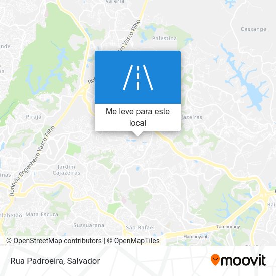 Rua Padroeira mapa