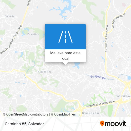 Caminho 85 mapa