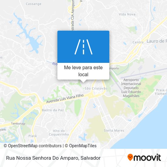 Rua Nossa Senhora Do Amparo mapa