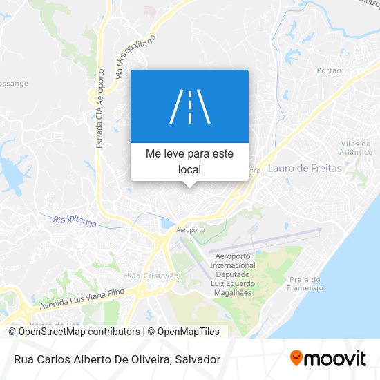 Rua Carlos Alberto De Oliveira mapa