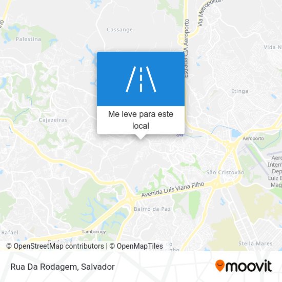 Rua Da Rodagem mapa