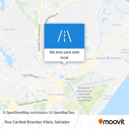 Rua Cardeal Brandao Vilela mapa