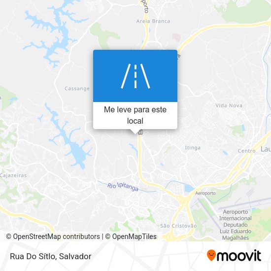 Rua Do Sítlo mapa