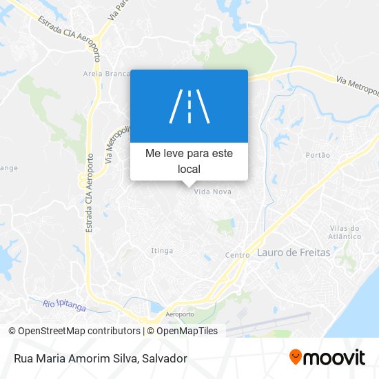 Rua Maria Amorim Silva mapa