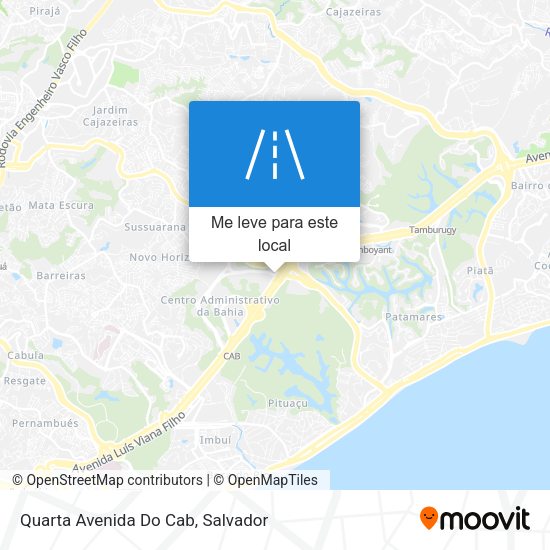 Quarta Avenida Do Cab mapa