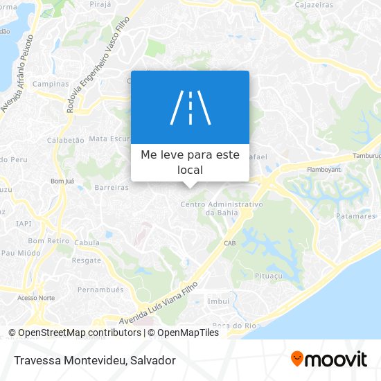 Travessa Montevideu mapa