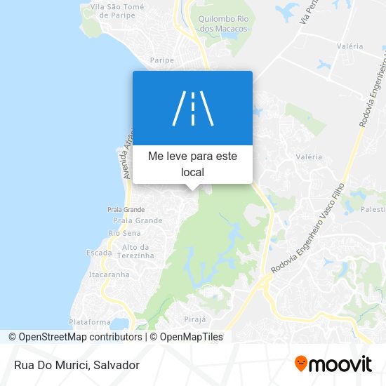 Rua Do Murici mapa