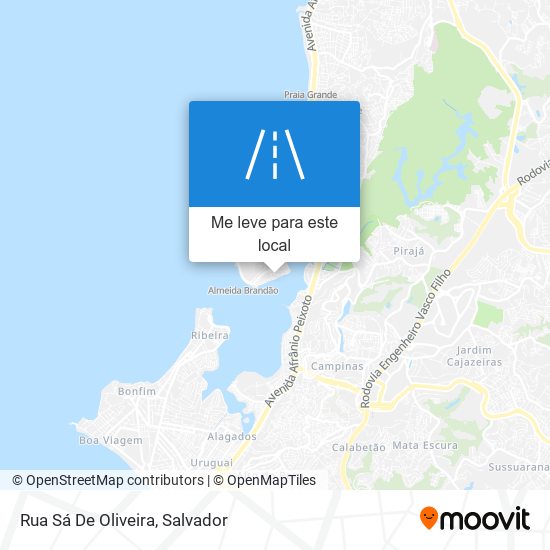 Rua Sá De Oliveira mapa