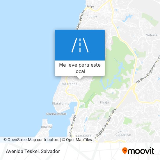 Avenida Teskei mapa