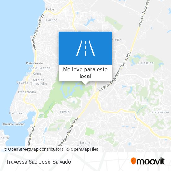 Travessa São José mapa