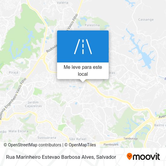 Rua Marinheiro Estevao Barbosa Alves mapa