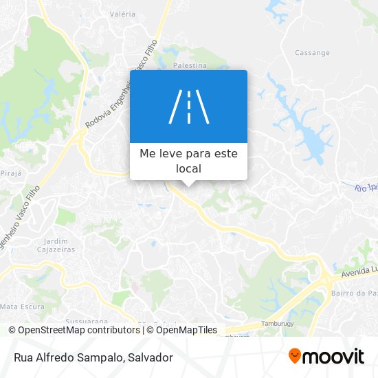 Rua Alfredo Sampalo mapa