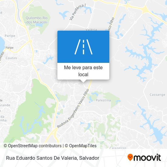 Rua Eduardo Santos De Valeria mapa