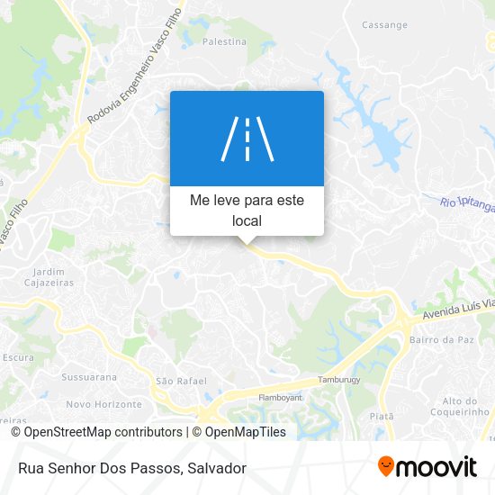 Rua Senhor Dos Passos mapa