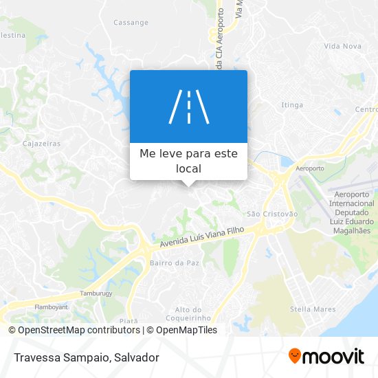 Travessa Sampaio mapa