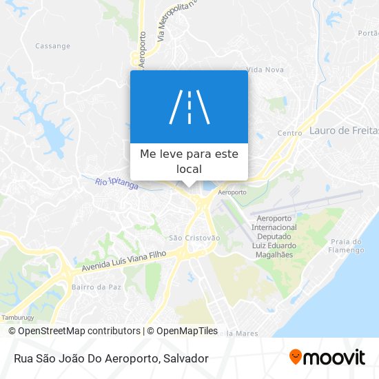 Rua São João Do Aeroporto mapa