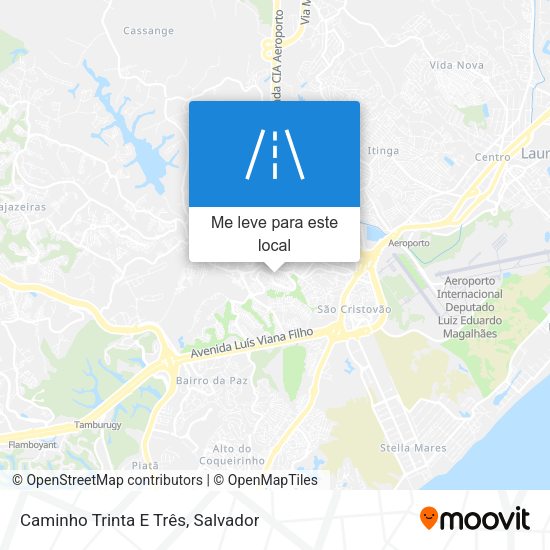 Caminho Trinta E Três mapa