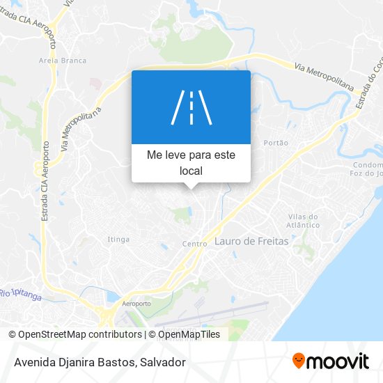 Avenida Djanira Bastos mapa