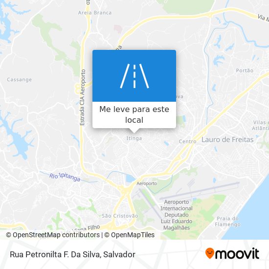 Rua Petronilta F. Da Silva mapa