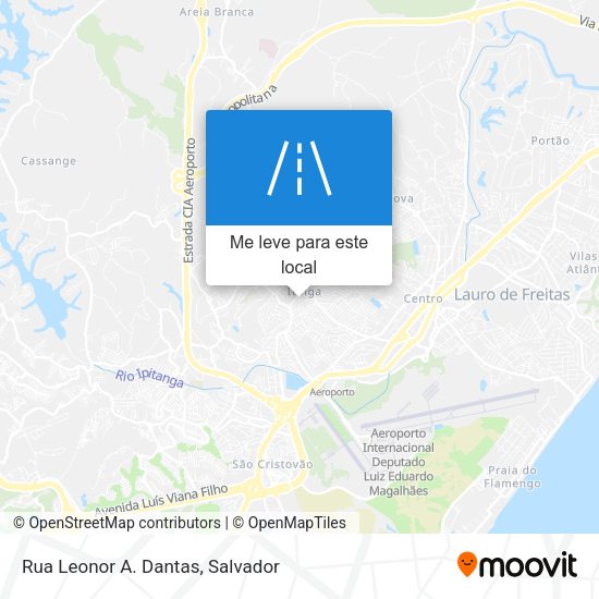 Rua Leonor A. Dantas mapa