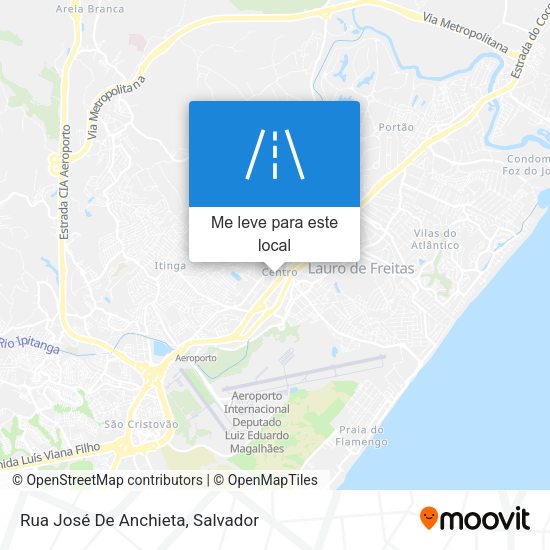 Rua José De Anchieta mapa