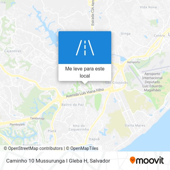 Caminho 10 Mussurunga I Gleba H mapa