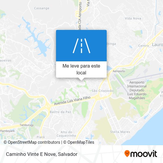 Caminho Vinte E Nove mapa