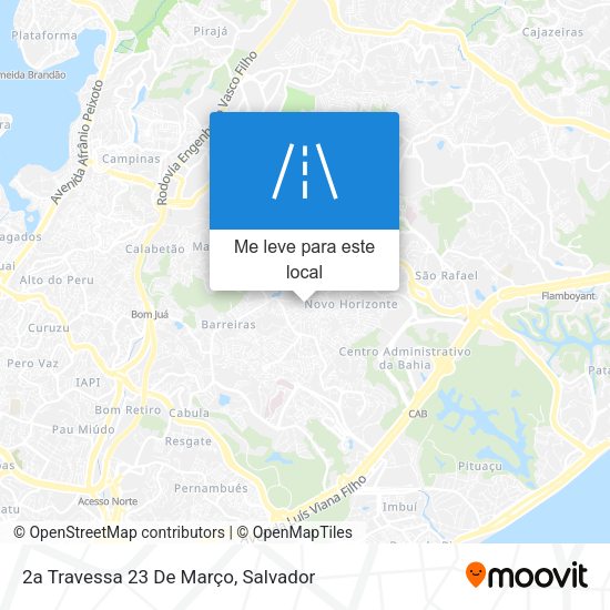 2a Travessa 23 De Março mapa