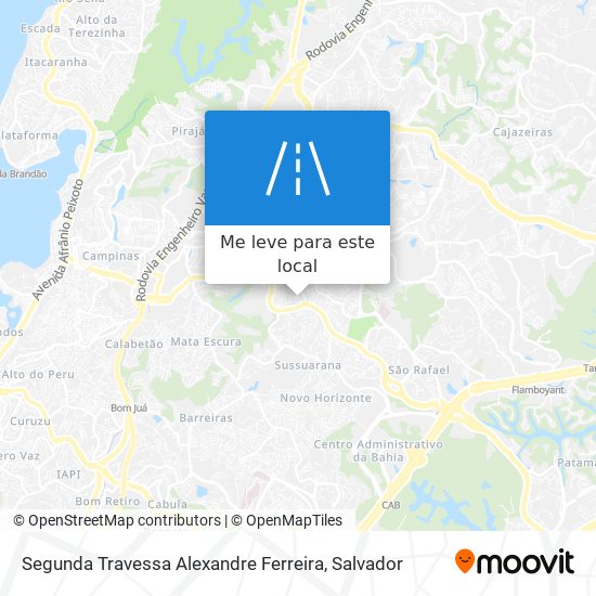 Segunda Travessa Alexandre Ferreira mapa