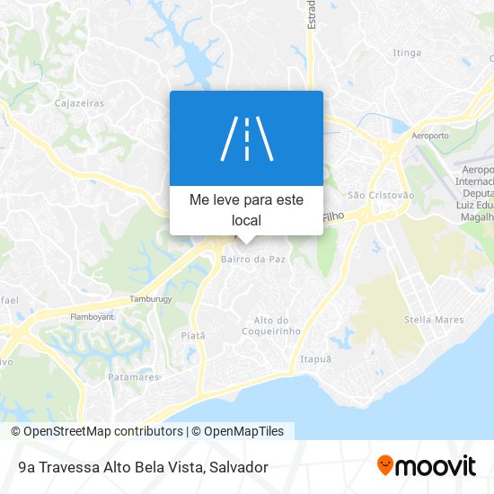 9a Travessa Alto Bela Vista mapa