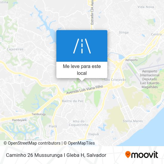 Caminho 26 Mussurunga I Gleba H mapa