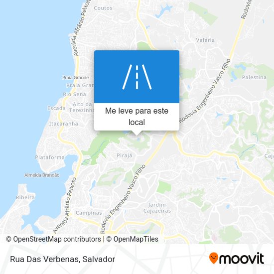 Rua Das Verbenas mapa