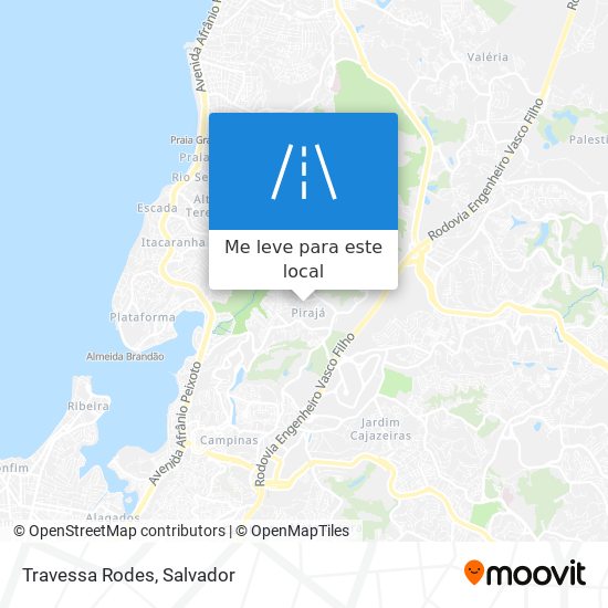 Travessa Rodes mapa