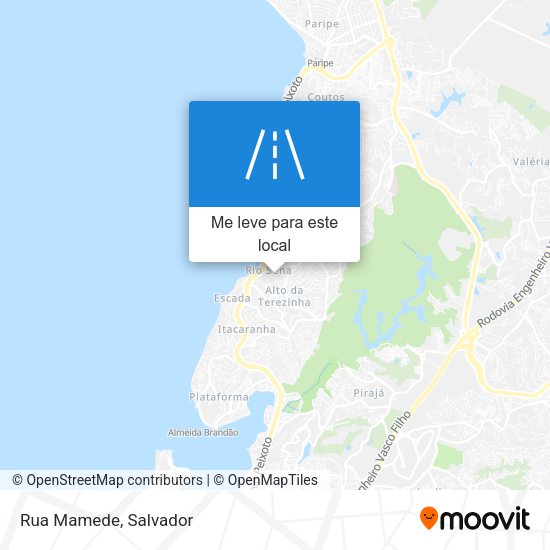 Rua Mamede mapa